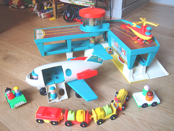 Airport Family set #996 Fisher Price, ce jouet vintage là #6 – Les